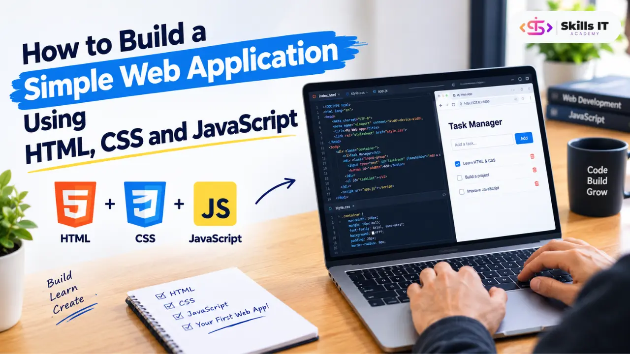 How to Build a Simple Web Application Using HTML, CSS and JavaScript