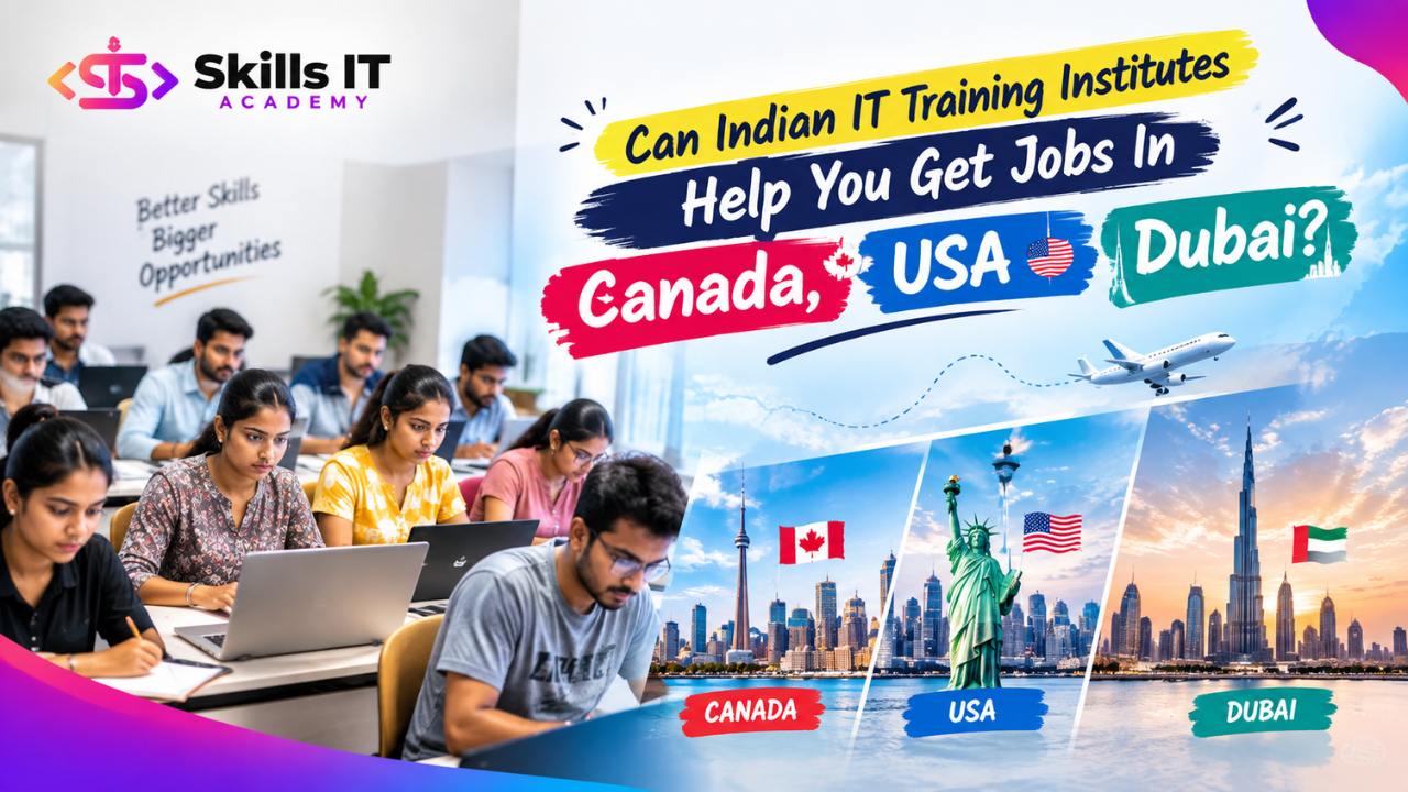 Can Indian IT Training Institutes Help You Get Jobs in Canada, USA, or Dubai?