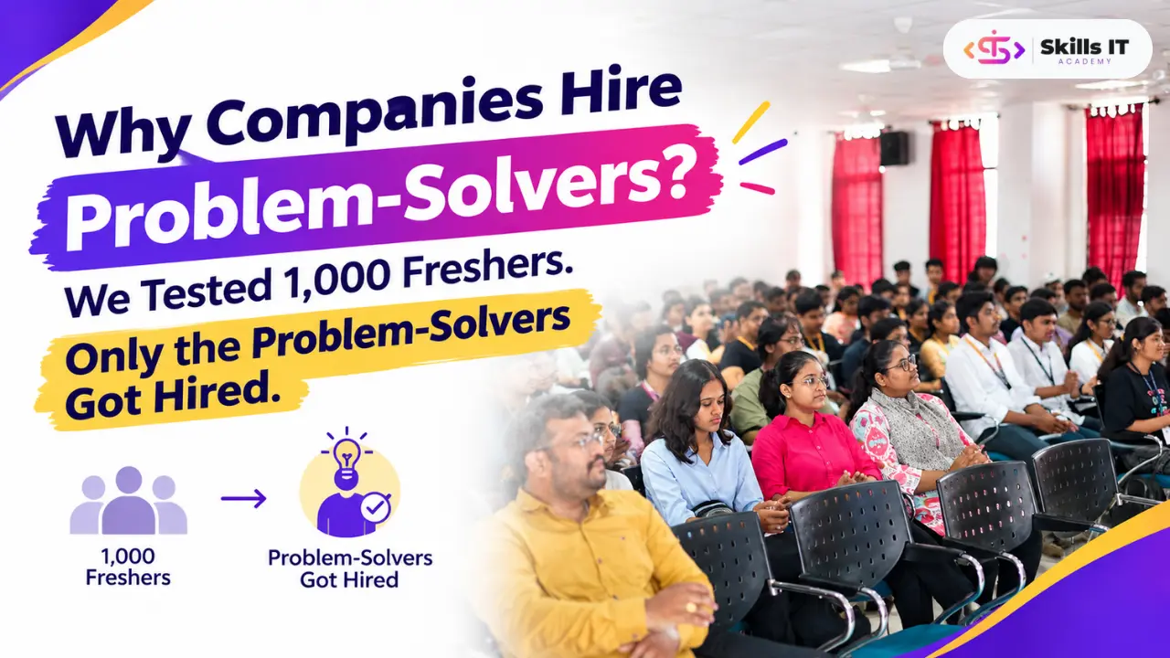 Why Companies Hire Problem-Solvers: We Tested 1,000 Freshers. Only the Problem-Solvers Got Hired.