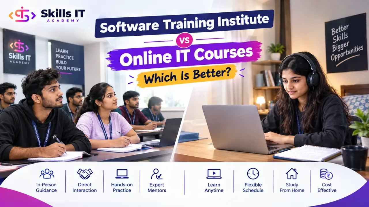 Software Training Institute vs Online IT Courses: Which Is Better?